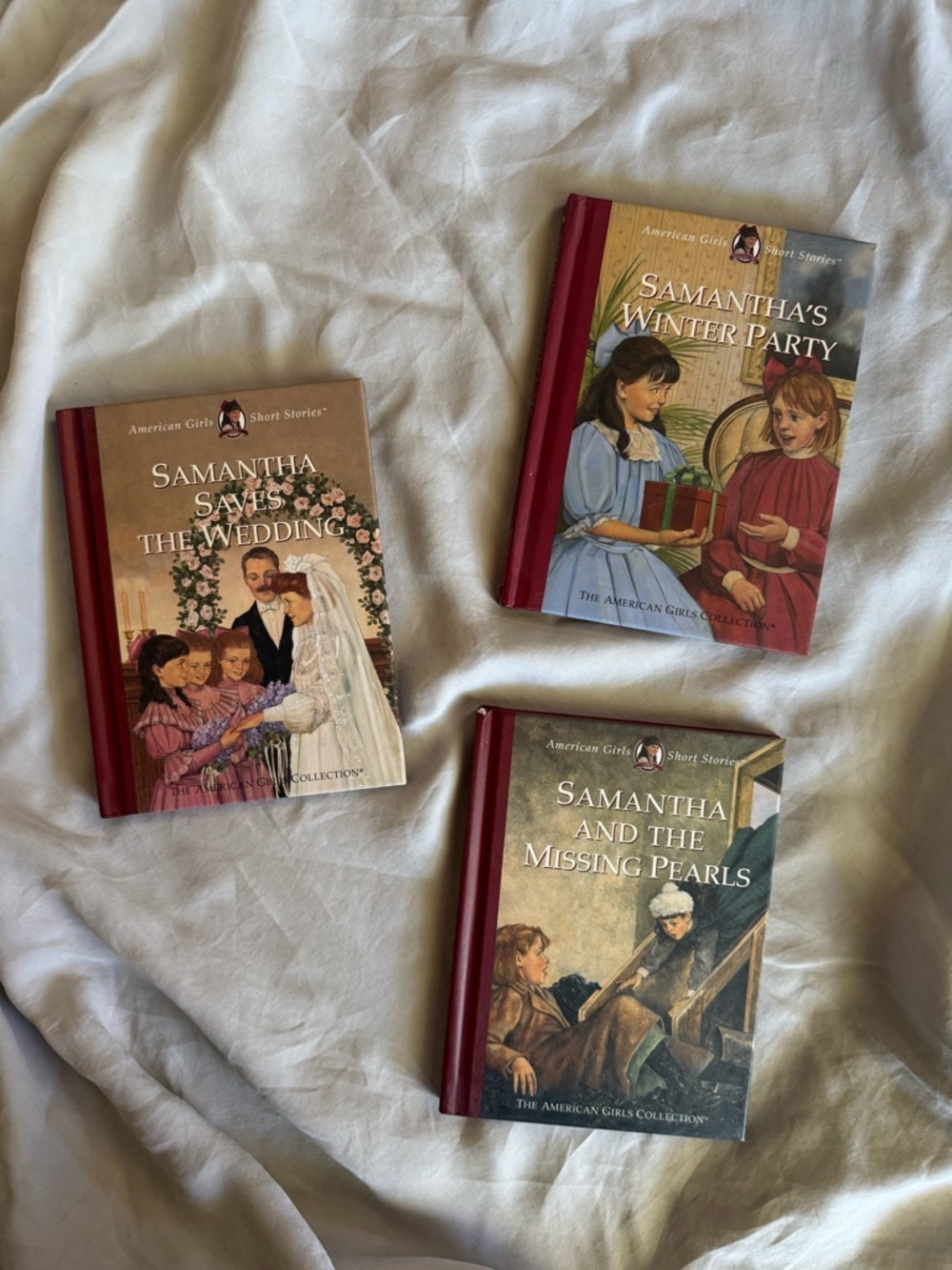 3 American Girl Short Stories Samantha hardcover books, published 2001